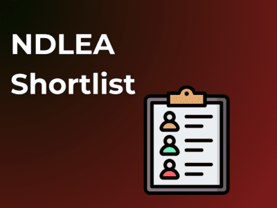 NDLEA Shortlist